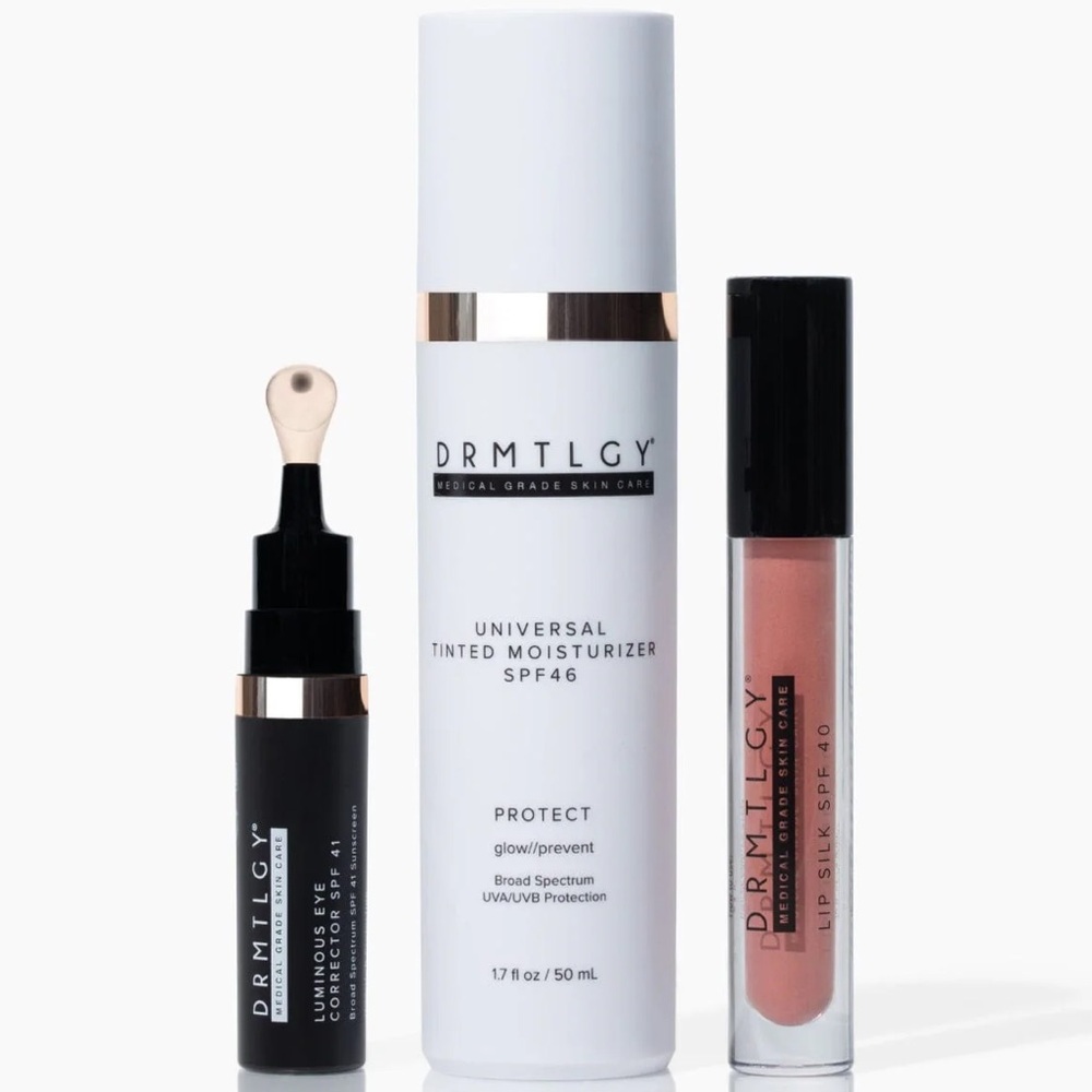 🤍New Drmtlgy SPF Glow Skin-Enhancing SPF Essentials Set🤍
